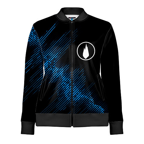 Женская олимпийка Thousand Foot Krutch звуковая волна / 3D-Черный – фото 1