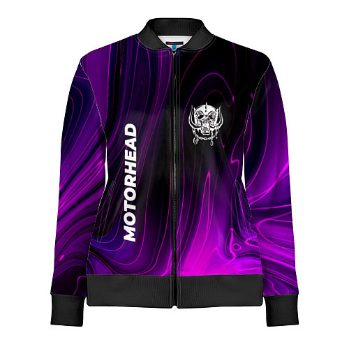 Женская олимпийка Motorhead violet plasma / 3D-Черный – фото 1
