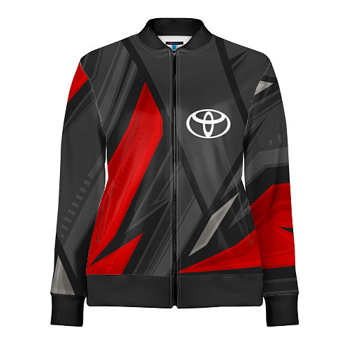 Женская олимпийка Toyota sports racing / 3D-Черный – фото 1