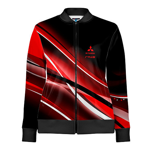 Женская олимпийка Mitsubishi emblem Митсубиши / 3D-Черный – фото 1