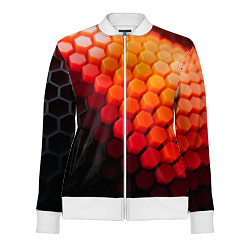 Женская олимпийка Hexagon orange