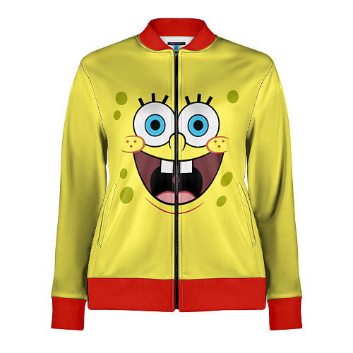 Женская олимпийка Губка Спанч Боб / 3D-Красный – фото 1