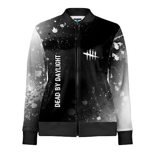 Женская олимпийка Dead by Daylight glitch на темном фоне: надпись, с / 3D-Черный – фото 1