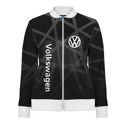 Женская олимпийка Volkswagen - classic black / 3D-Белый – фото 1
