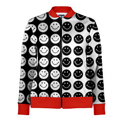 Женская олимпийка Smiley black and white