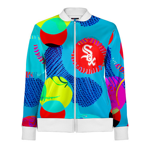 Женская олимпийка Chicago White Sox - baseball team / 3D-Белый – фото 1