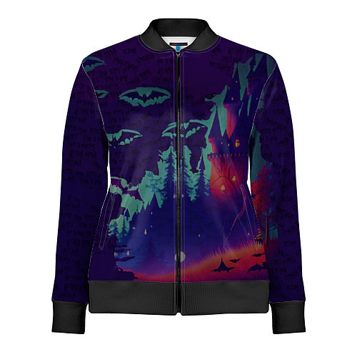 Женская олимпийка Дом с загадочной репутацией / 3D-Черный – фото 1