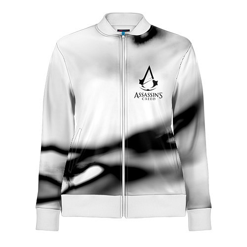Женская олимпийка Assassins Creed logo texture / 3D-Белый – фото 1