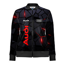 Женская олимпийка Audi черные плиты с эффектом свечения