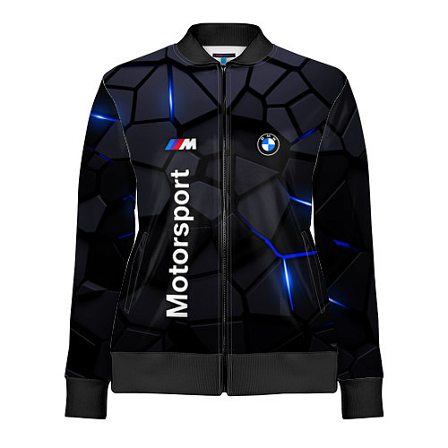Женская олимпийка BMW Motorsport - плиты с эффектом свечения / 3D-Черный – фото 1