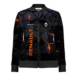 Олимпийка женская Renault - плиты с эффектом свечения, цвет: 3D-черный