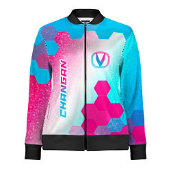 Женская олимпийка Changan neon gradient style вертикально