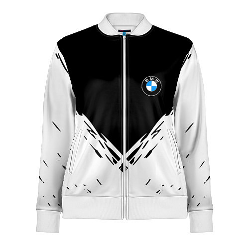 Женская олимпийка BMW стильная геометрия спорт / 3D-Белый – фото 1