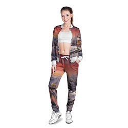 Олимпийка женская Морозная сказка праздника, цвет: 3D-белый — фото 2