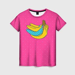 Футболка женская Банан 2, цвет: 3D-принт
