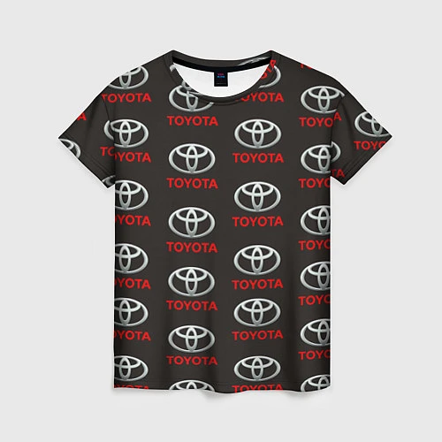 Женская футболка Toyota / 3D-принт – фото 1