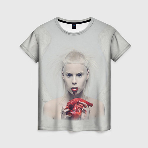 Женская футболка Die Antwoord: Blooded Heart / 3D-принт – фото 1
