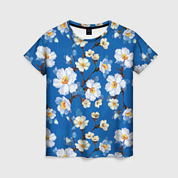 Женская футболка Цветы ретро 5