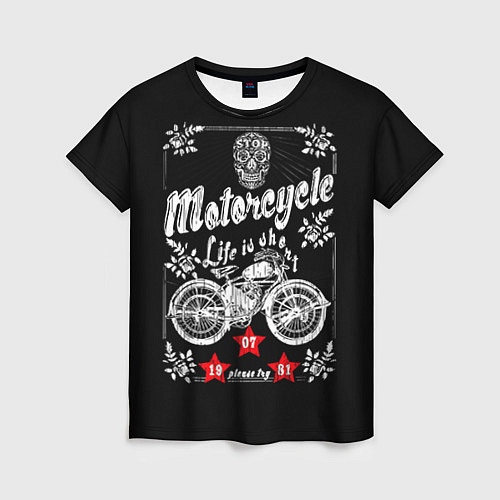 Женская футболка Moto t-shirt 2 / 3D-принт – фото 1