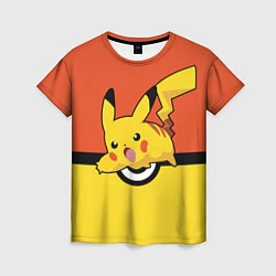 Женская футболка Pikachu