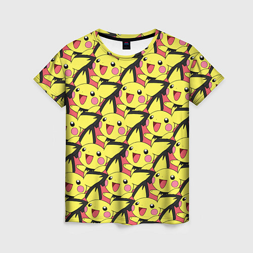 Женская футболка Pikachu / 3D-принт – фото 1