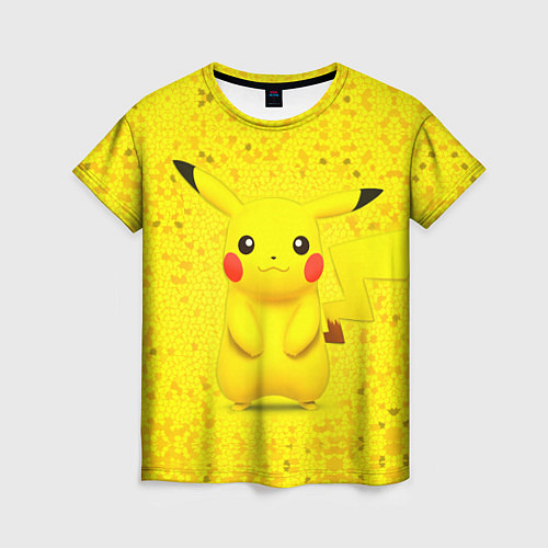 Женская футболка Pikachu / 3D-принт – фото 1