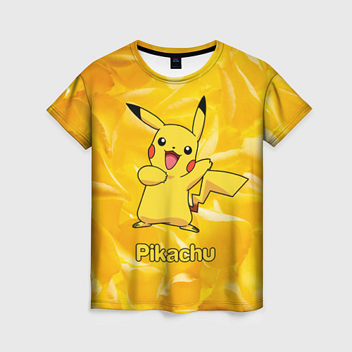 Женская футболка Pikachu / 3D-принт – фото 1
