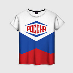 Женская футболка Россия 2016