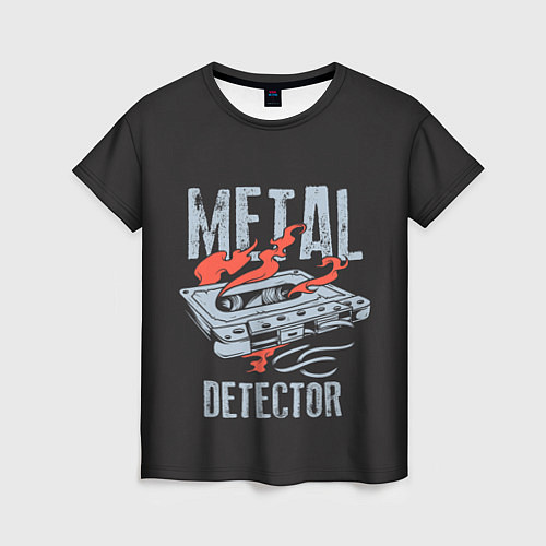 Женская футболка Metal Detector / 3D-принт – фото 1