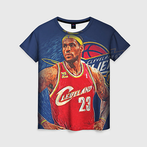 Женская футболка LeBron 23: Cleveland / 3D-принт – фото 1