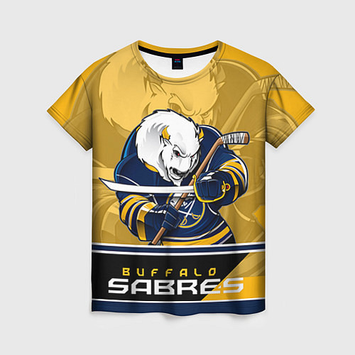 Женская футболка Buffalo Sabres / 3D-принт – фото 1