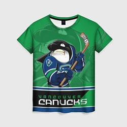 Женская футболка Vancouver Canucks
