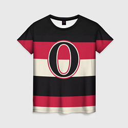 Футболка женская Ottawa Senators O, цвет: 3D-принт