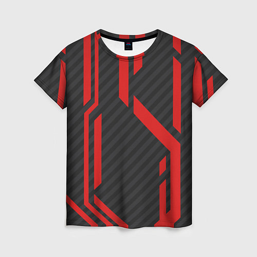 Женская футболка CS:GO Redline / 3D-принт – фото 1