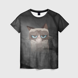 Футболка женская Grumpy Cat, цвет: 3D-принт