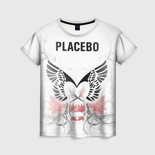 Женская футболка Placebo / 3D-принт – фото 1