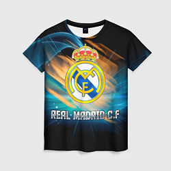 Футболка женская Real Madrid, цвет: 3D-принт