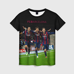 Женская футболка Barcelona6