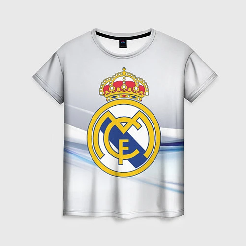 Женская футболка Реал Мадрид / 3D-принт – фото 1