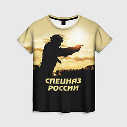 Женская футболка Спецназ России
