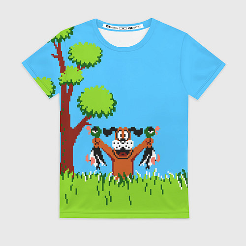 Женская футболка Утиная охота / 3D-принт – фото 1