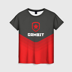 Женская футболка Gambit Gaming Uniform