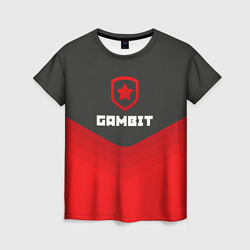 Женская футболка Gambit Gaming Uniform / 3D-принт – фото 1