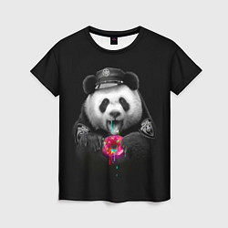 Женская футболка Donut Panda