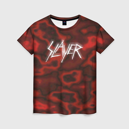 Женская футболка Slayer Texture / 3D-принт – фото 1