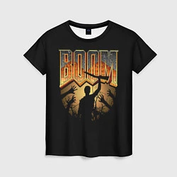 Женская футболка Zombie Boom