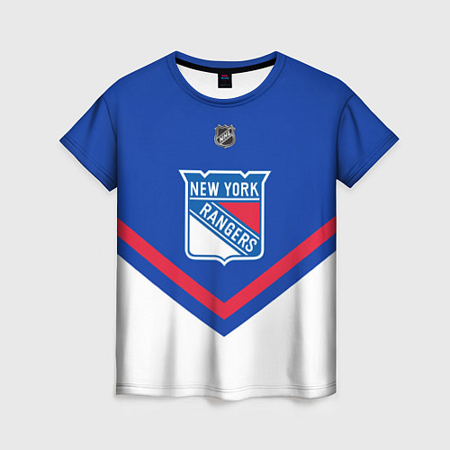 Женская футболка NHL: New York Rangers / 3D-принт – фото 1