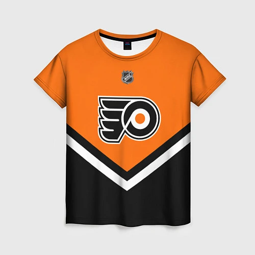 Женская футболка NHL: Philadelphia Flyers / 3D-принт – фото 1