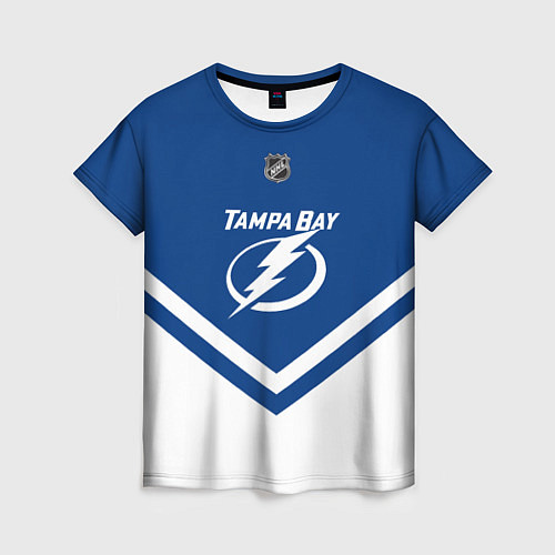 Женская футболка NHL: Tampa Bay Lightning / 3D-принт – фото 1