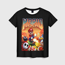 Футболка женская Mario Doom, цвет: 3D-принт